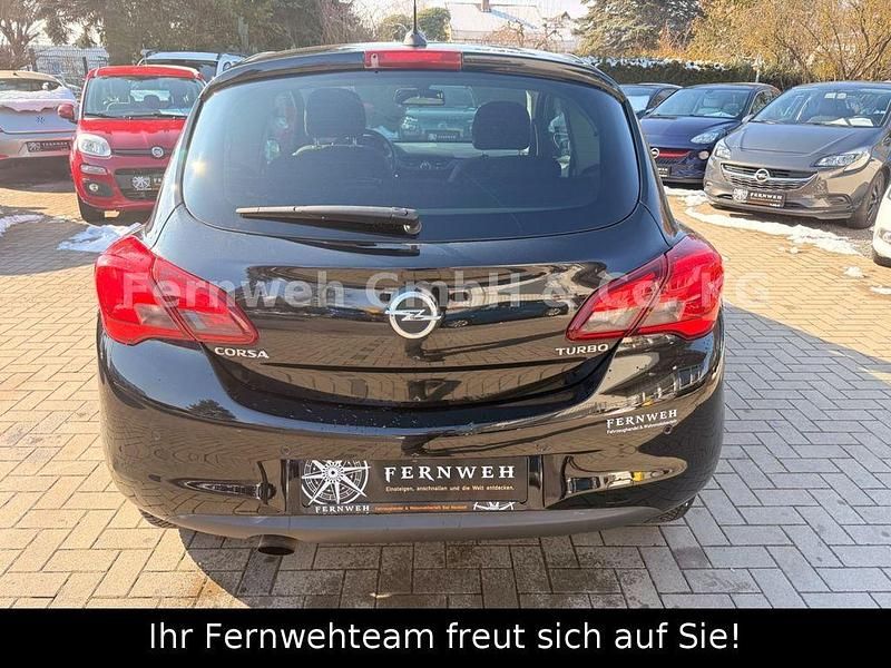Gebraucht Opel Corsa 101 PS (74 kW) 2018 Schwarz Kleinwagen