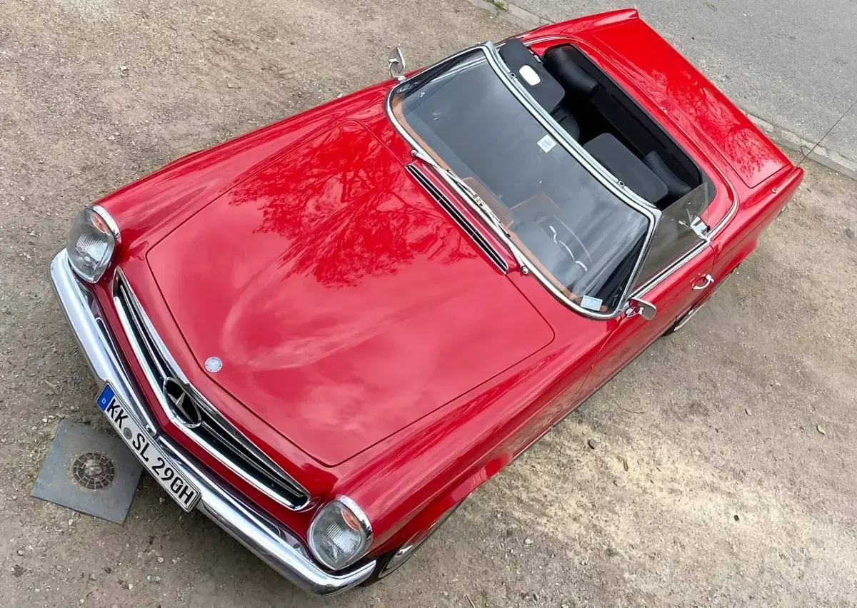 Gebraucht Mercedes 230 150 PS (110 kW) 1965 Rot Cabrio