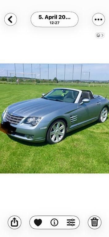 Second-hand Chrysler Crossfire 218 CP (160 kW) 2004 Argintiu Cabrio