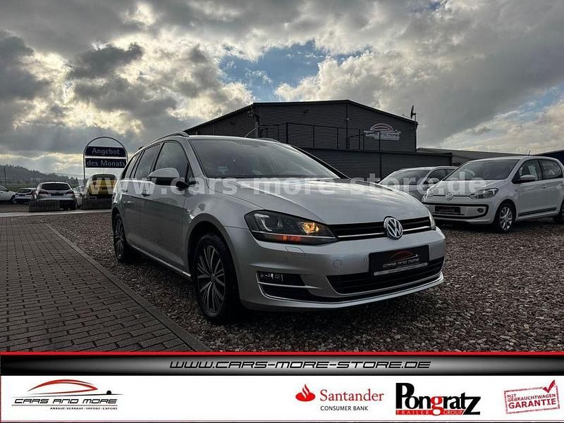 Silber Gebraucht 2016 VW Golf VII Allstar Kombi | 11.290 € (Superpreis) - Bild 1/4