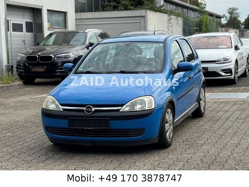 Blau Gebraucht 2002 Opel Corsa Limousine | 2.999 € (Teuer) - Bild 1/4