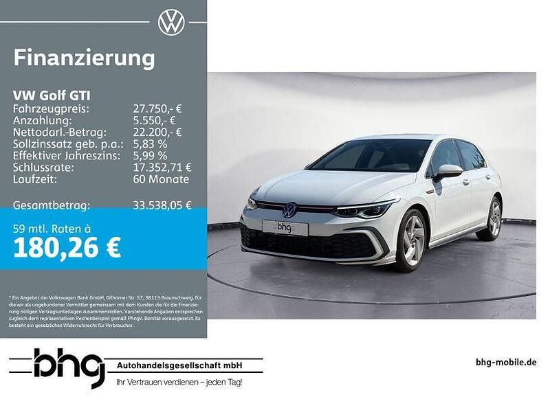 Weiß Gebraucht 2023 VW Golf VIII GTI Limousine | 27.750 € (Superpreis) - Bild 1/4