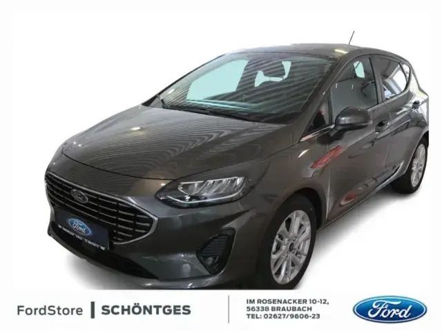 Metallic) (grau Gebraucht 2024 Ford Fiesta Titanium Kleinwagen | 22.980 € (Teuer) - Bild 1/3
