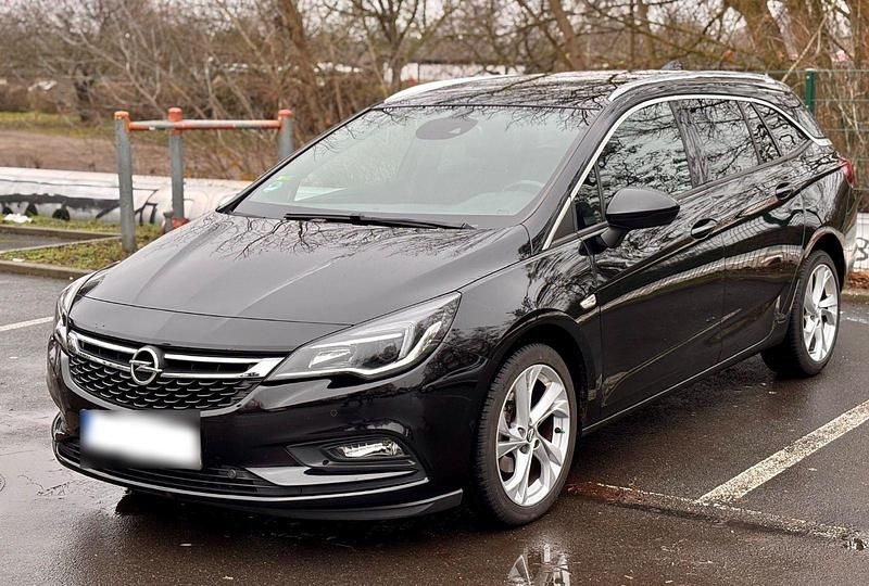 Gebraucht Opel Astra Dynamic 125 PS (91 kW) 2017 Schwarz Kombi