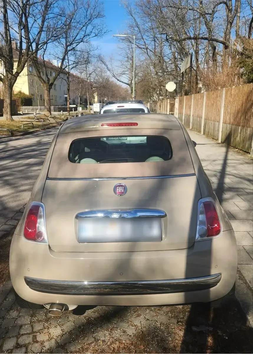 Gebraucht Fiat 500 95 PS (69 kW) 2013 Beige Cabrio