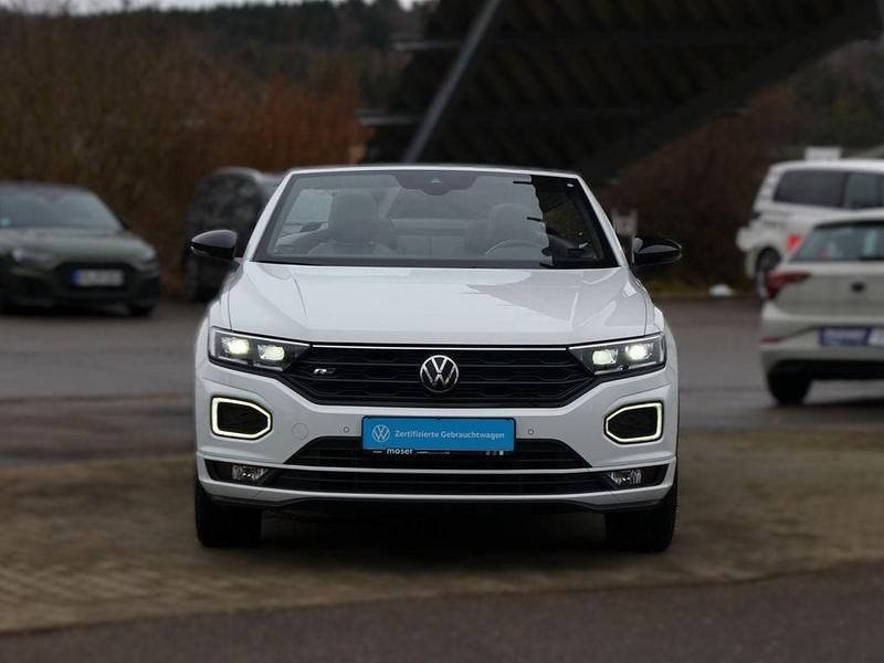 Gebraucht VW T-Roc Cabriolet R-line 150 PS (110 kW) 2022 Weiß Cabrio