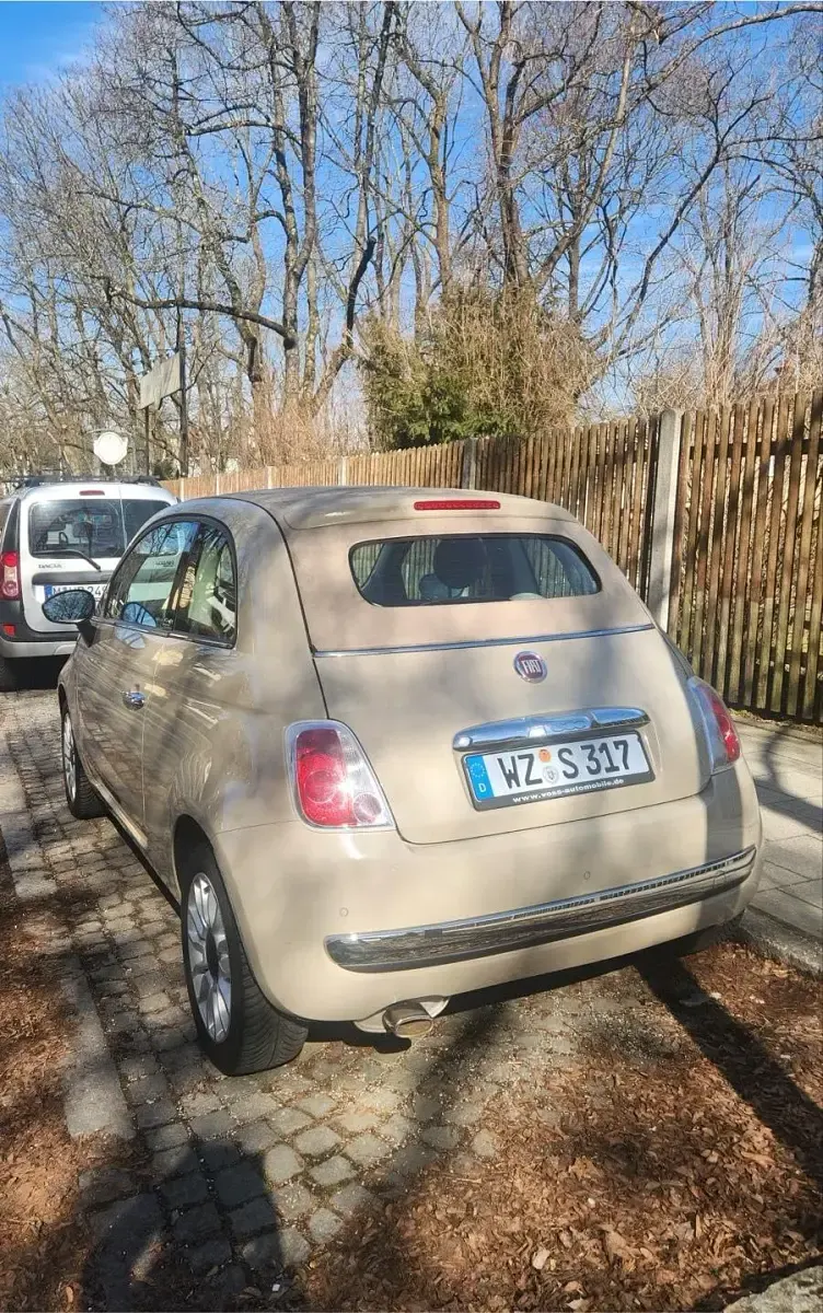 Gebraucht Fiat 500 95 PS (69 kW) 2013 Beige Cabrio