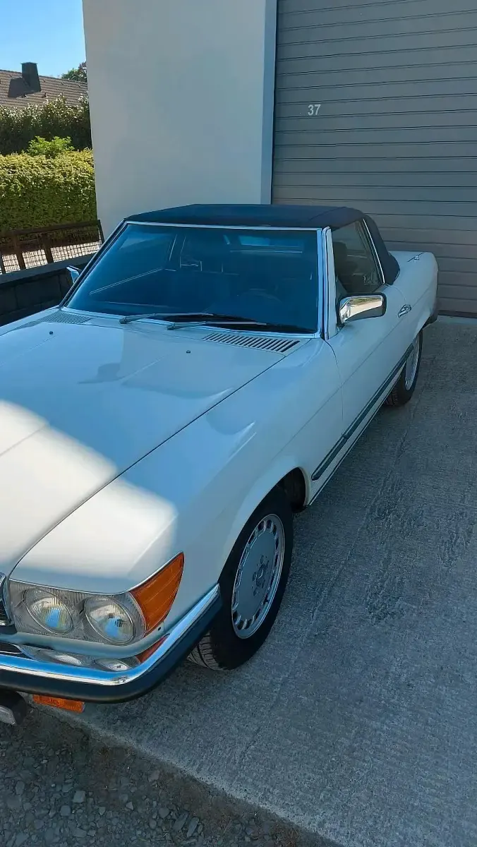 Gebraucht Mercedes SL380 155 PS (114 kW) 1983 Weiß Cabrio