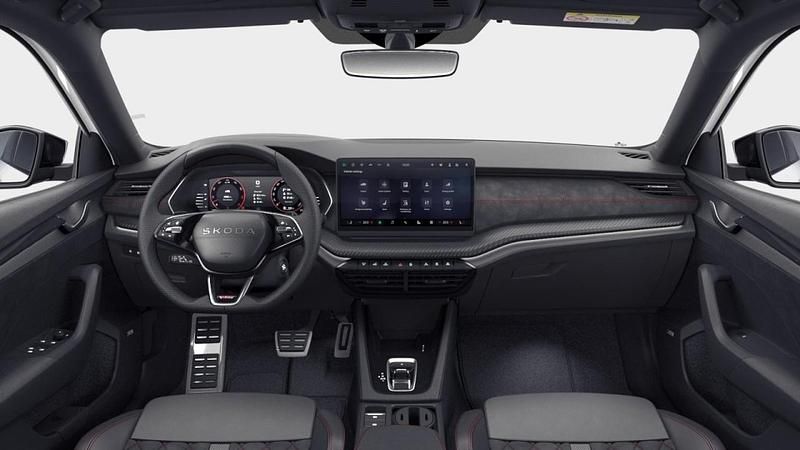 Neu Skoda Octavia RS 265 PS (194 kW) 2026 Moonweiß perleffekt Kombi