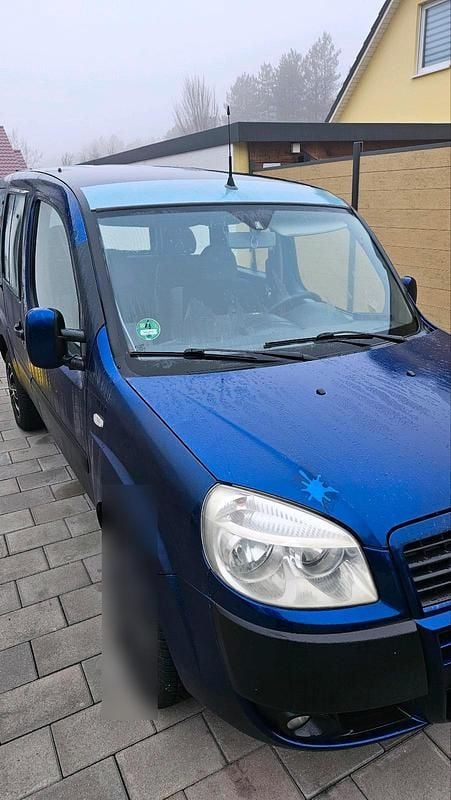Gebraucht Fiat Doblò 77 PS (56 kW) 2008 Blau Van / Kleinbus