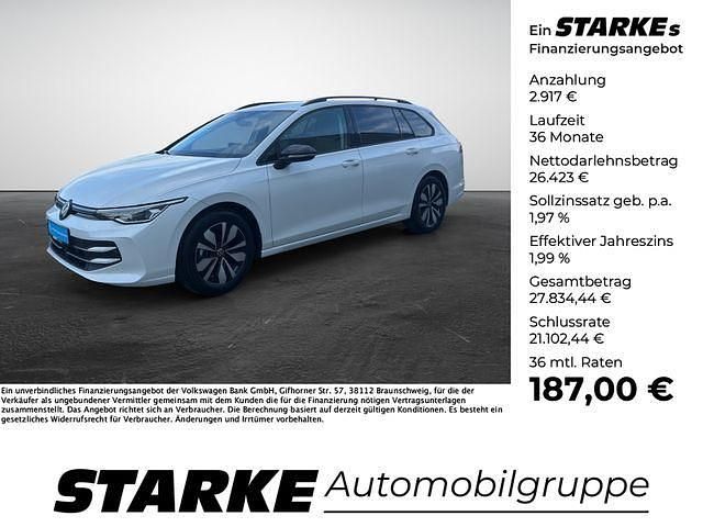 Oryxweiß perlmutteffekt Gebraucht 2024 VW Golf VIII Goal Kombi | 29.340 € (Superpreis) - Bild 1/4