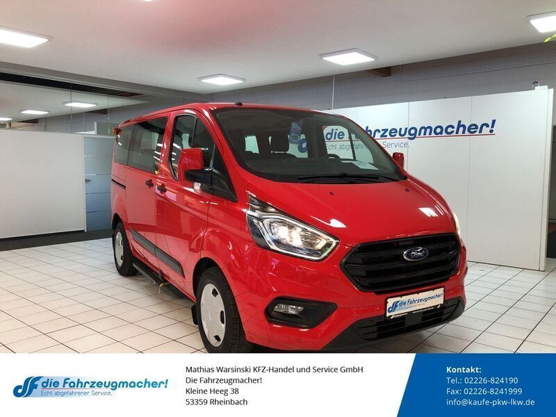 Rot Gebraucht 2019 Ford Transit Custom Trend Kombi | 22.488 € (Fairer Preis) - Bild 1/4