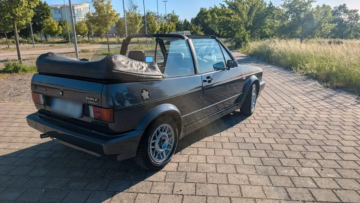 Gebraucht VW Golf Cabriolet 98 PS (72 kW) 1990 Blau Cabrio