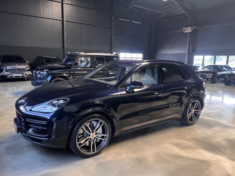 Moonlightblue Gebraucht 2018 Porsche Cayenne Turbo SUV | 64.850 € (Superpreis) - Bild 1/4