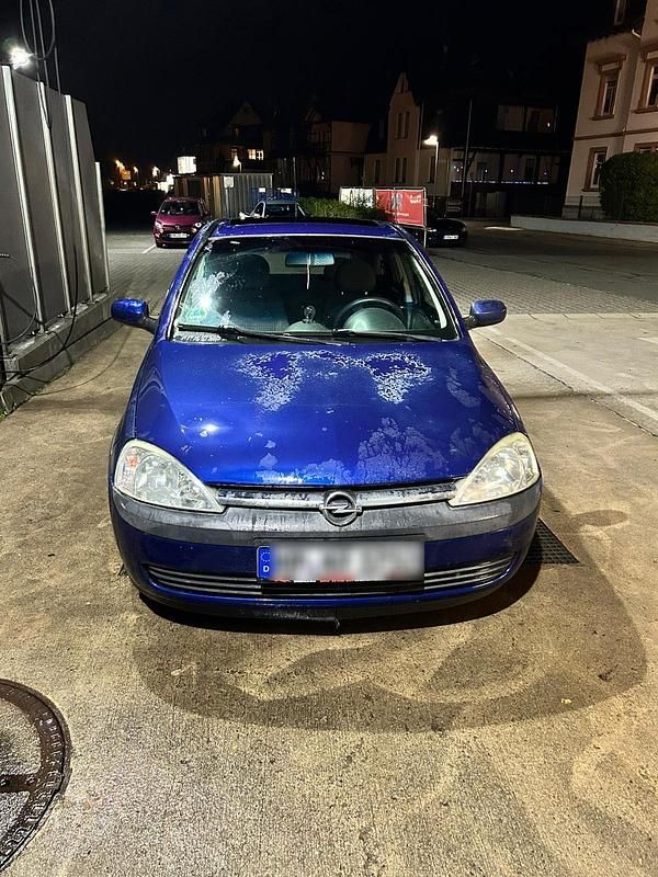 Blau Gebraucht 2003 Opel Corsa Kleinwagen | 1.200 € (Fairer Preis) - Bild 1/4