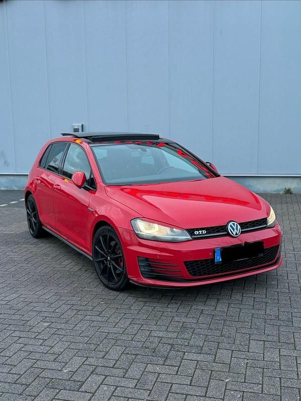 Gebraucht VW Golf VII GTD 184 PS (135 kW) 2014 Rot Limousine