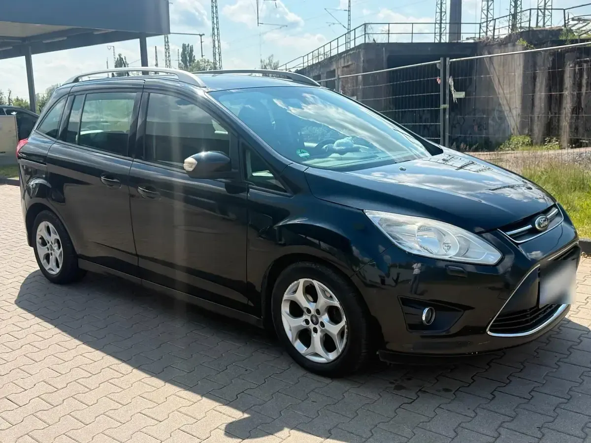 Gebraucht Ford Grand C-Max 95 PS (69 kW) 2012 Schwarz Van / Kleinbus