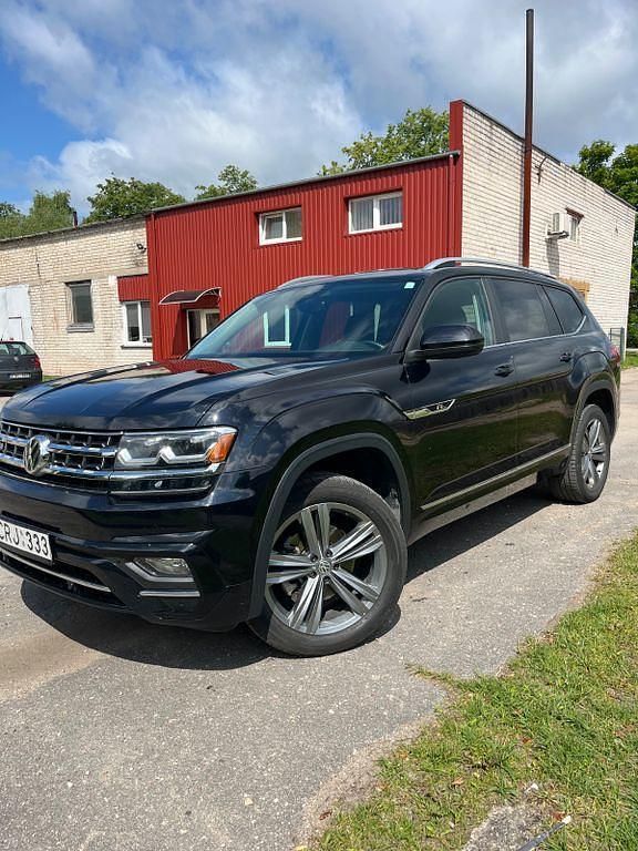 Schwarz Gebraucht 2019 VW Atlas SEL R-Line SUV | 25.000 € (Guter Preis) - Bild 1/4