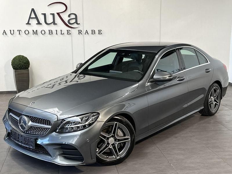 Selenitgrau Gebraucht 2021 Mercedes C300 AMG line Limousine | 29.749 € (Guter Preis) - Bild 1/4
