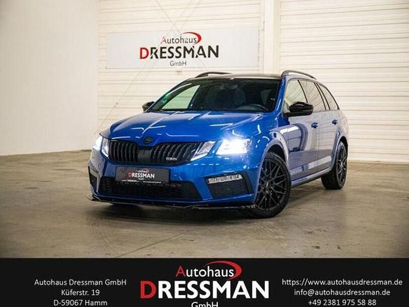 Raceblau metallic Gebraucht 2020 Skoda Octavia RS Kombi | 21.545 € (Fairer Preis) - Bild 1/4