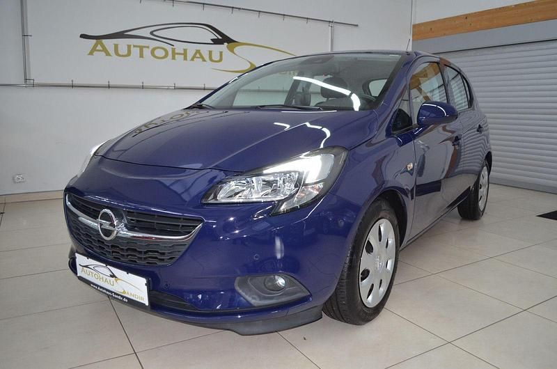Gebraucht Opel Corsa Edition 95 PS (69 kW) 2016 Blau Limousine