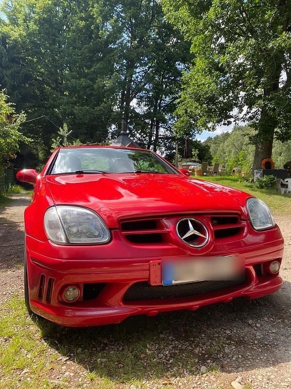 Rot Gebraucht 2000 Mercedes SLK200 Cabrio | 2.500 € (Fairer Preis) - Bild 1/4