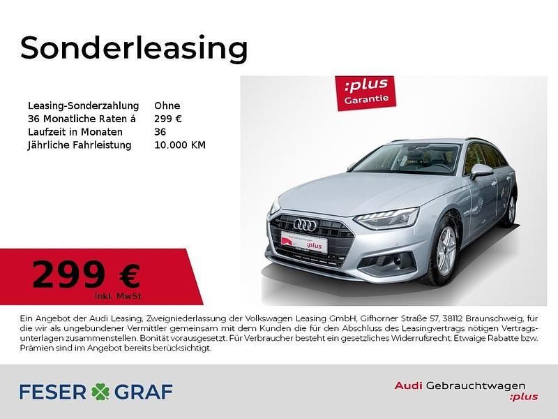 Florettsilber metallic Gebraucht 2024 Audi A4 Basis Kombi | 32.990 € (Fairer Preis) - Bild 1/3