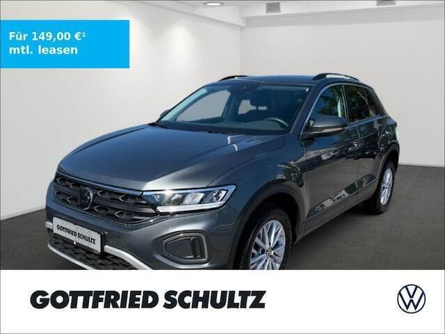 Grau (indiumgrau metallic) Gebraucht 2024 VW T-Roc Life SUV | 21.820 € (Guter Preis) - Bild 1/4