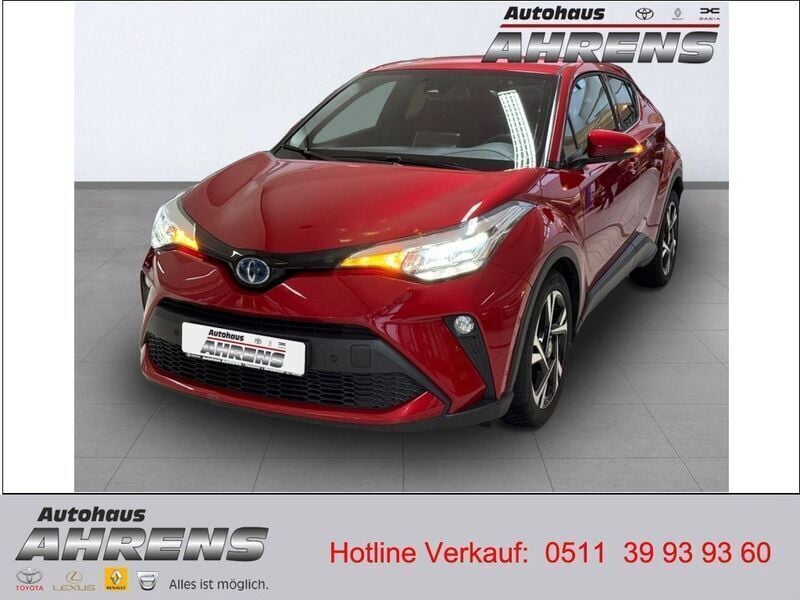 Karminarot metallic (metallic) Gebraucht 2022 Toyota C-HR Team SUV | 24.990 € (Fairer Preis) - Bild 1/4