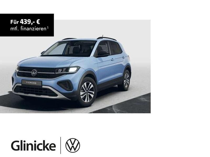 Clear blue metallic Neu 2025 VW T-Cross SUV | 33.160 € (Teuer) - Bild 1/1
