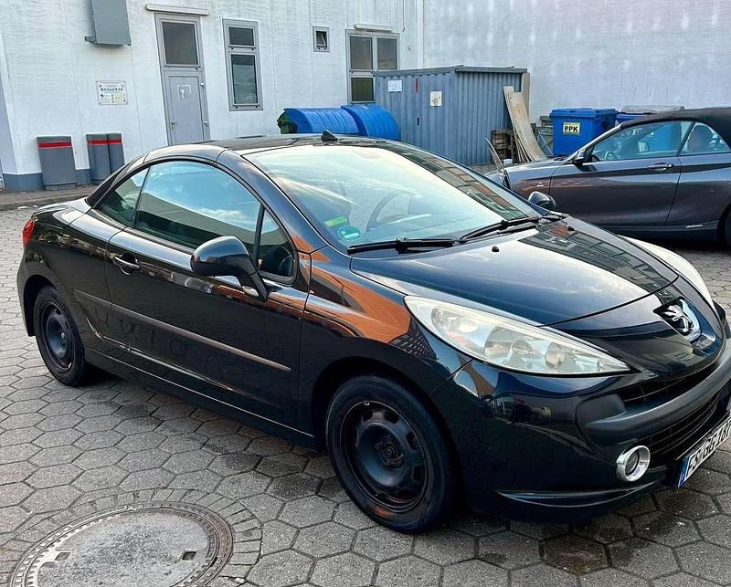 Schwarz Gebraucht 2008 Peugeot 207 CC Filou Cabrio | 1.299 € (Superpreis) - Bild 1/4