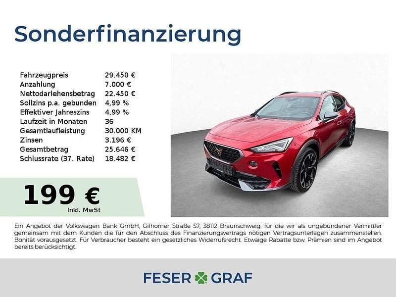 Desire rot metallic Gebraucht 2021 Cupra Formentor VZ SUV | 29.450 € (Fairer Preis) - Bild 1/4