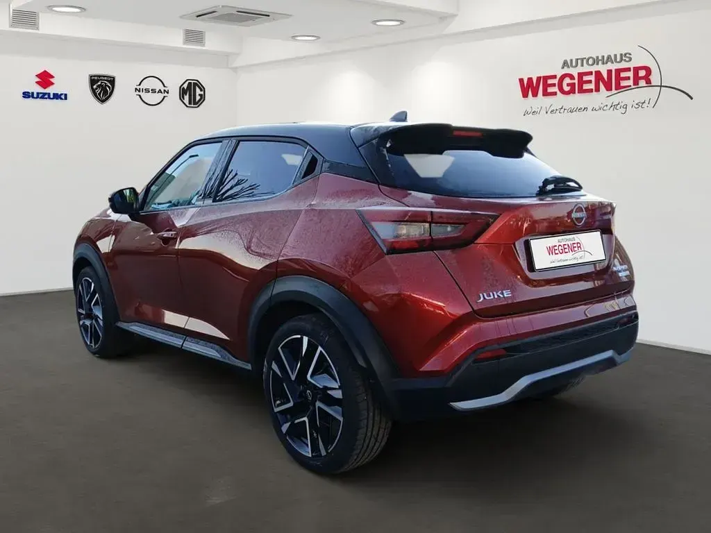 Gebraucht Nissan Juke 143 PS (105 kW) 2025 Fuji sunset red/ black SUV