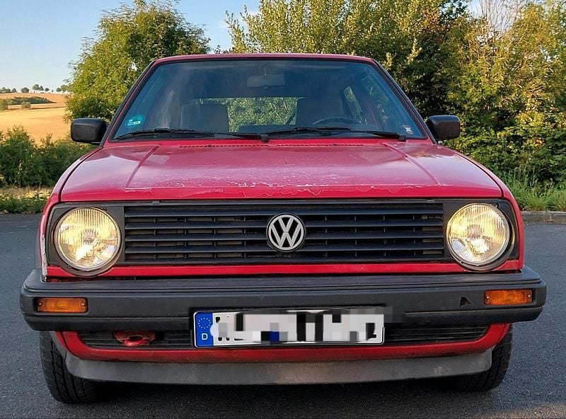 Rot Gebraucht 1991 VW Golf II Kleinwagen | 2.400 € - Bild 1/4