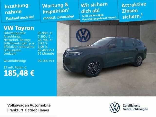 Cipressinogrün metallic Gebraucht 2025 VW Tayron Life SUV | 35.980 € - Bild 1/4