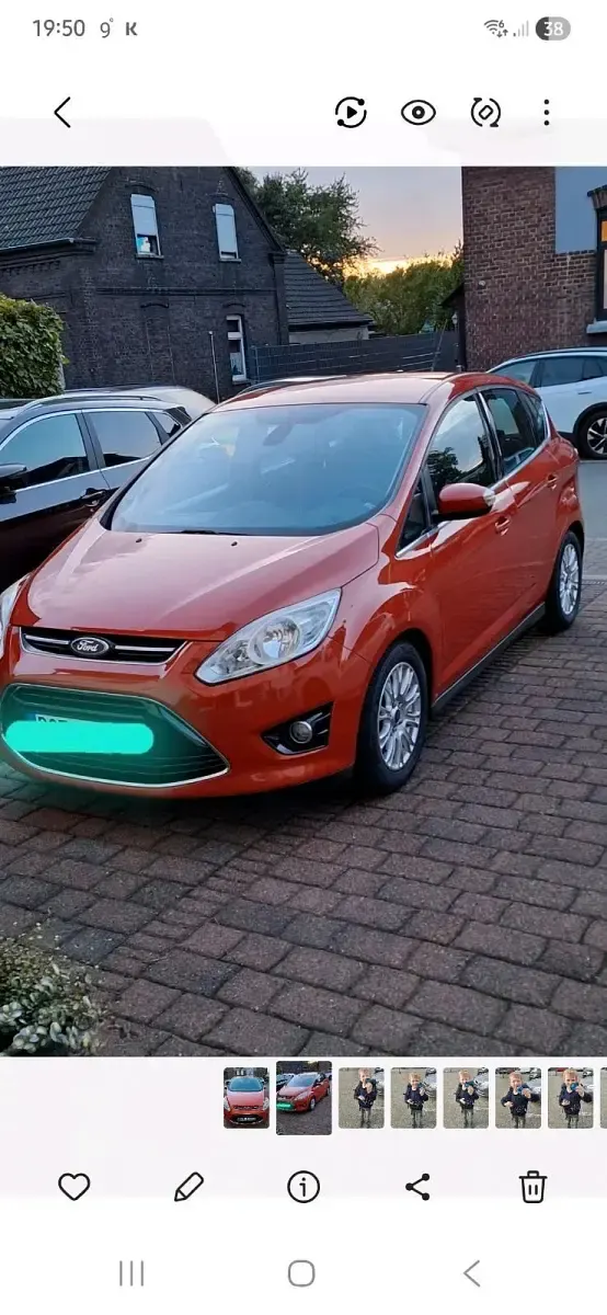 Gebraucht Ford C-MAX 2010 Orange Van / Kleinbus