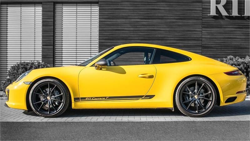 Gelb Gebraucht 2018 Porsche 911 Carrera T Coupé | 99.999 € (Fairer Preis) - Bild 1/4