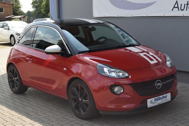 Fire red (uni) Gebraucht 2014 Opel Adam Slam Kleinwagen | 9.450 € (Fairer Preis) - Bild 1/4