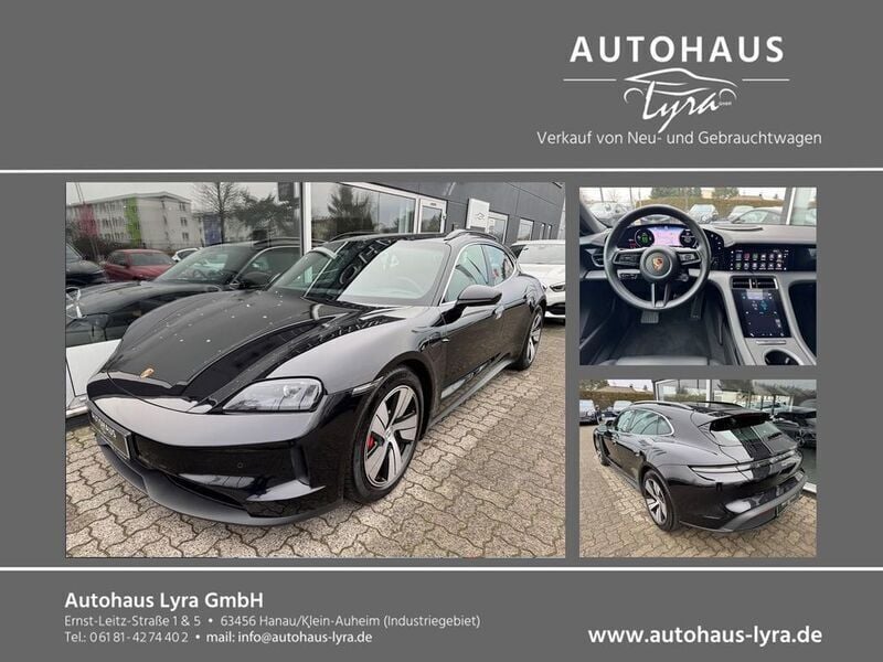 Tiefschwarzmetallic Gebraucht 2024 Porsche Taycan 4S Sport Turismo Limousine | 84.980 € (Etwas zu teuer) - Bild 1/4