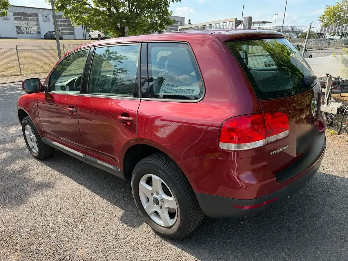 Brugt VW Touareg 220 HK (161 kW) 2004 Rød SUV