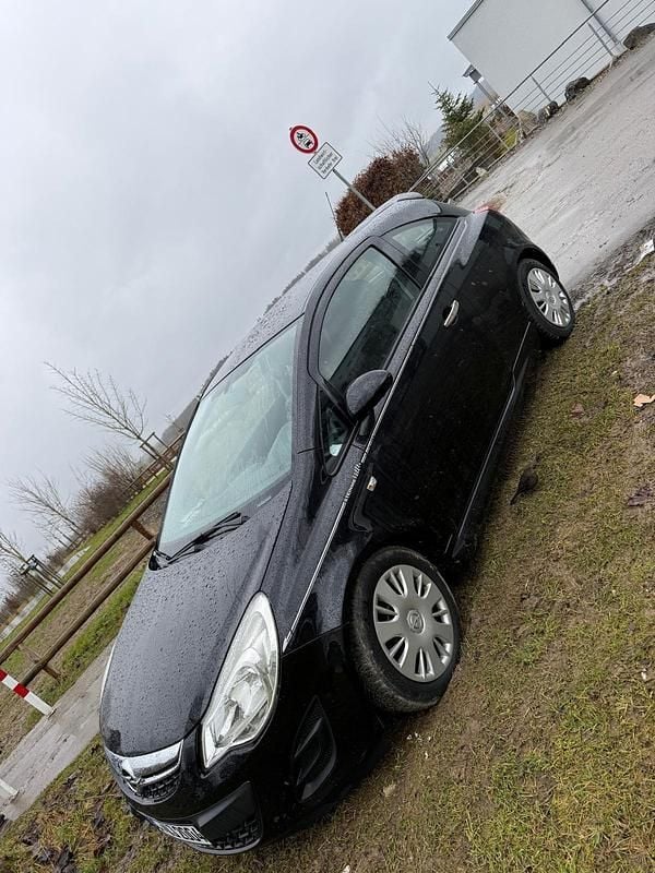 Gebraucht Opel Corsa 69 PS (50 kW) 2010 Schwarz Kleinwagen