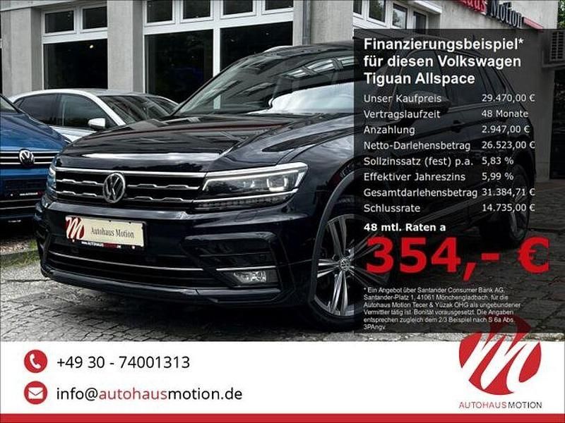 Deep black perleffekt Gebraucht 2021 VW Tiguan Allspace United SUV | 29.470 € (Teuer) - Bild 1/4