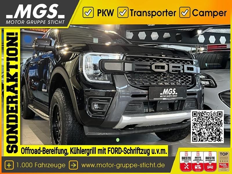 Agate black metallic Neu 2025 Ford Ranger Wildtrack Abholung | 60.990 € (Fairer Preis) - Bild 1/4