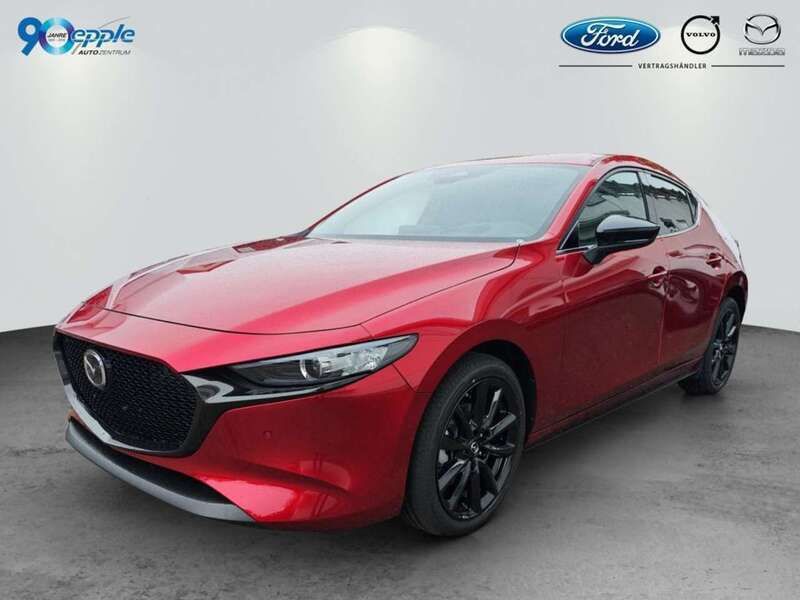 Soul red crystal Neu 2024 Mazda 3 Homura-Line Limousine | 26.990 € (Superpreis) - Bild 1/4