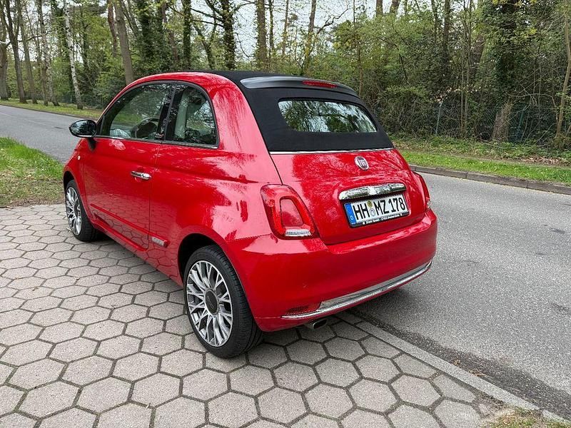 Second-hand Fiat 500C Lounge 69 CP (50 kW) 2017 Roșu Cabrio
