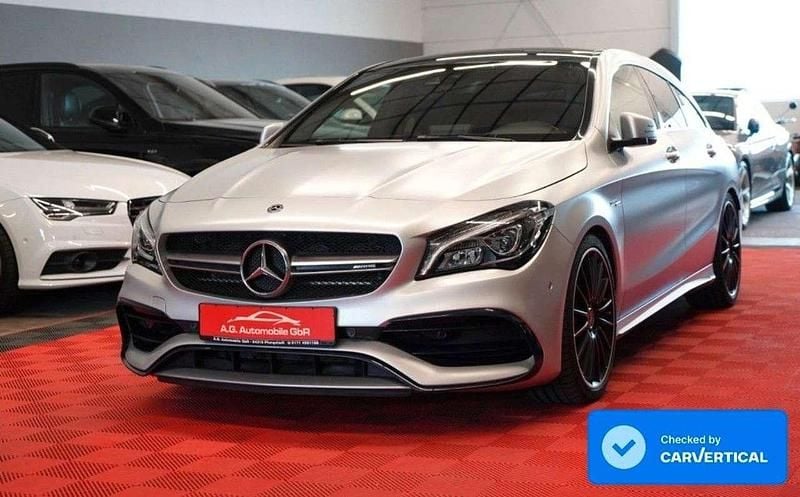 Grau Gebraucht 2018 Mercedes CLA45 AMG AMG Kombi | 25.950 € (Guter Preis) - Bild 1/4