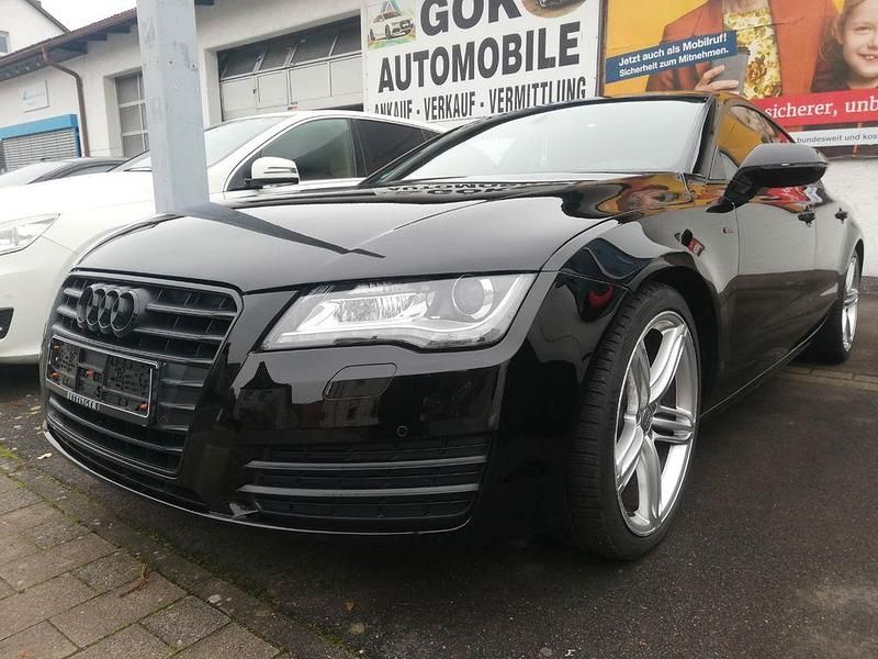 Schwarz Gebraucht 2013 Audi A7 Sportback S-Line Kleinwagen | 10.900 € (Superpreis) - Bild 1/4