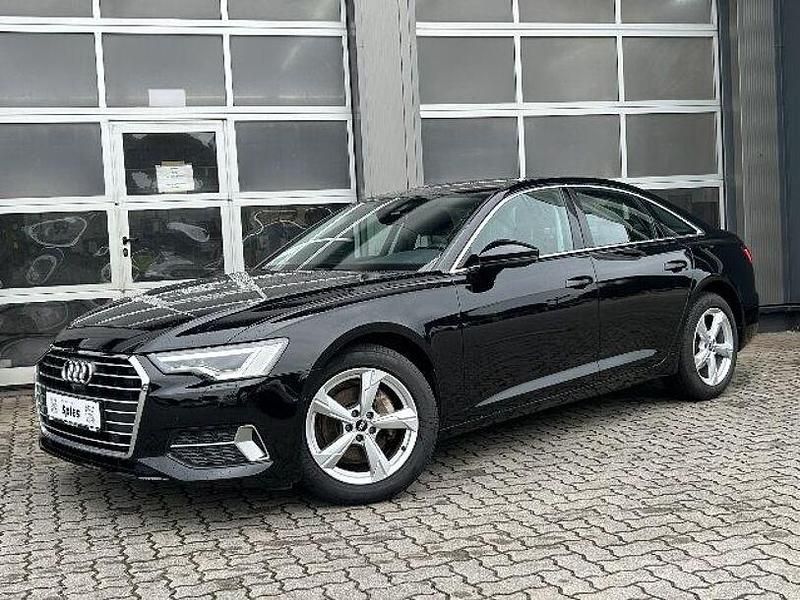 Brillantschwarz Gebraucht 2022 Audi A6 Sport Limousine | 37.990 € (Guter Preis) - Bild 1/4