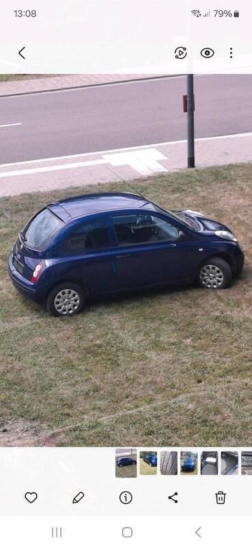Blau Gebraucht 2005 Nissan Micra Kleinwagen | 1.300 € (Fairer Preis) - Bild 1/4