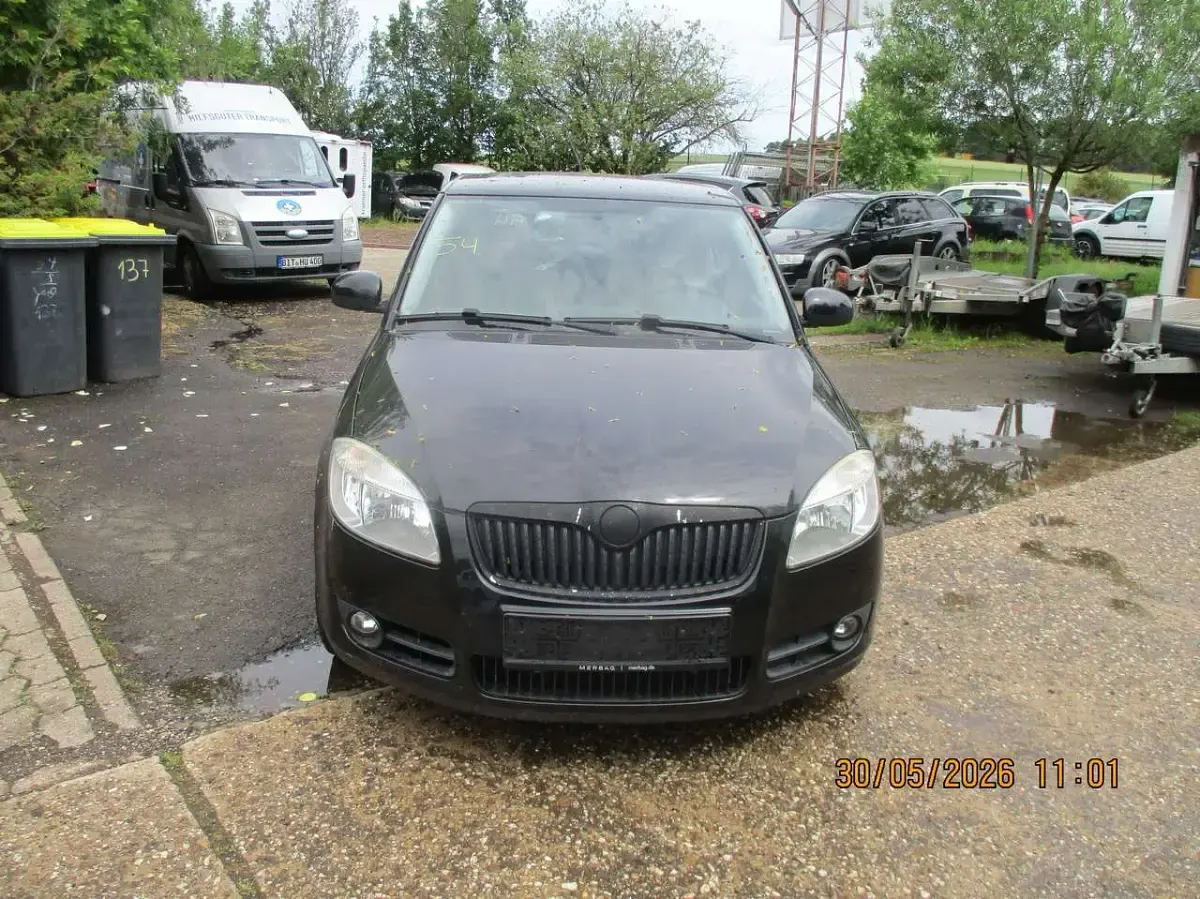 Gebraucht Skoda Fabia Ambiente 86 PS (63 kW) 2008 Schwarz magic perleffekt Kleinwagen